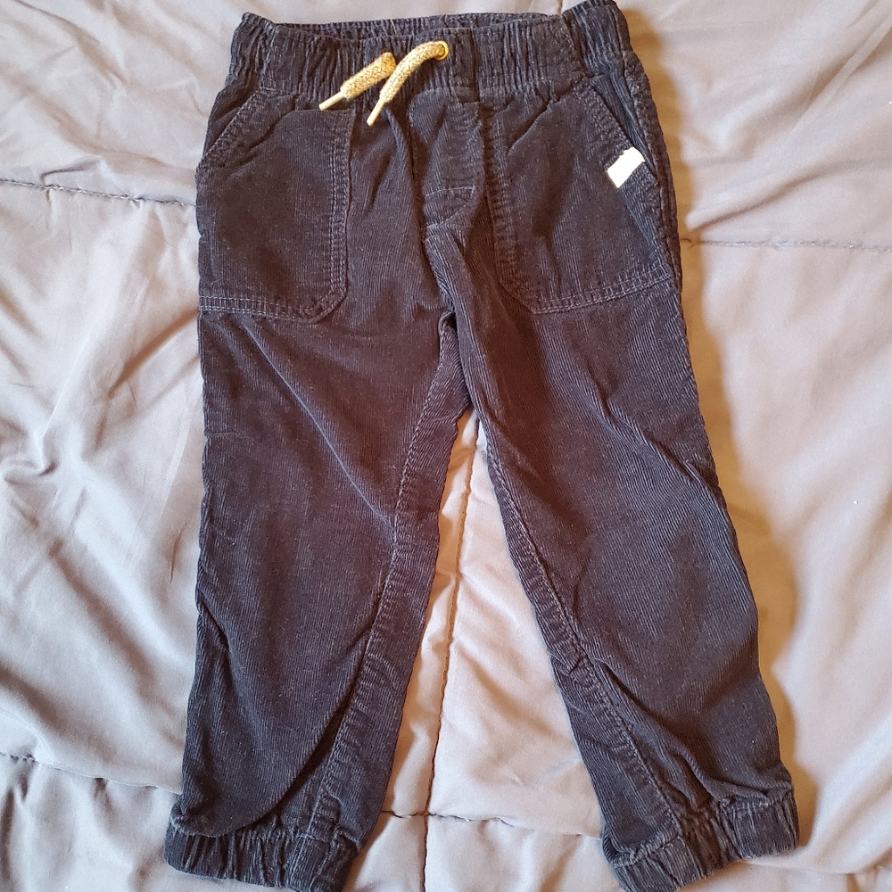 Kids 3T Navy Corduroy-type Pullup Pants